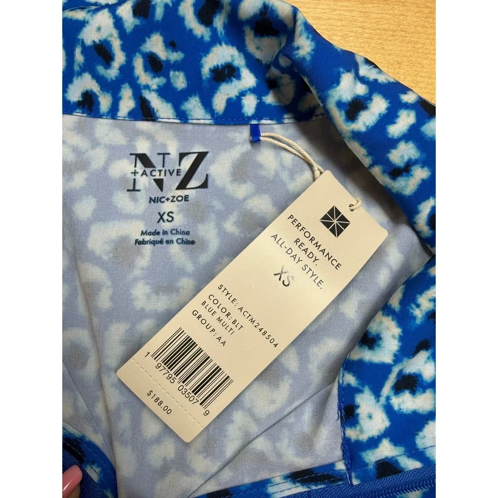 NIC + ZOE Tech Stretch‎ Crop Jacket Size XXL